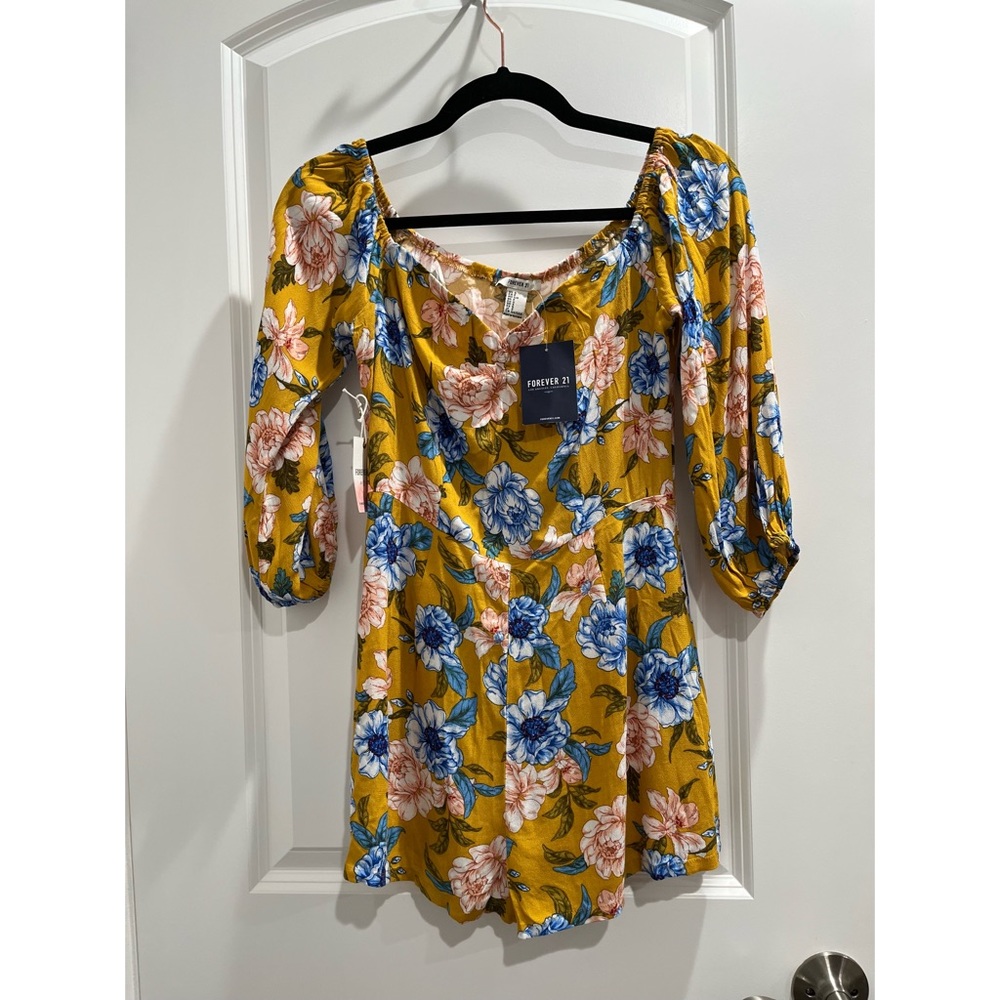 Forever 21 Floral Romper